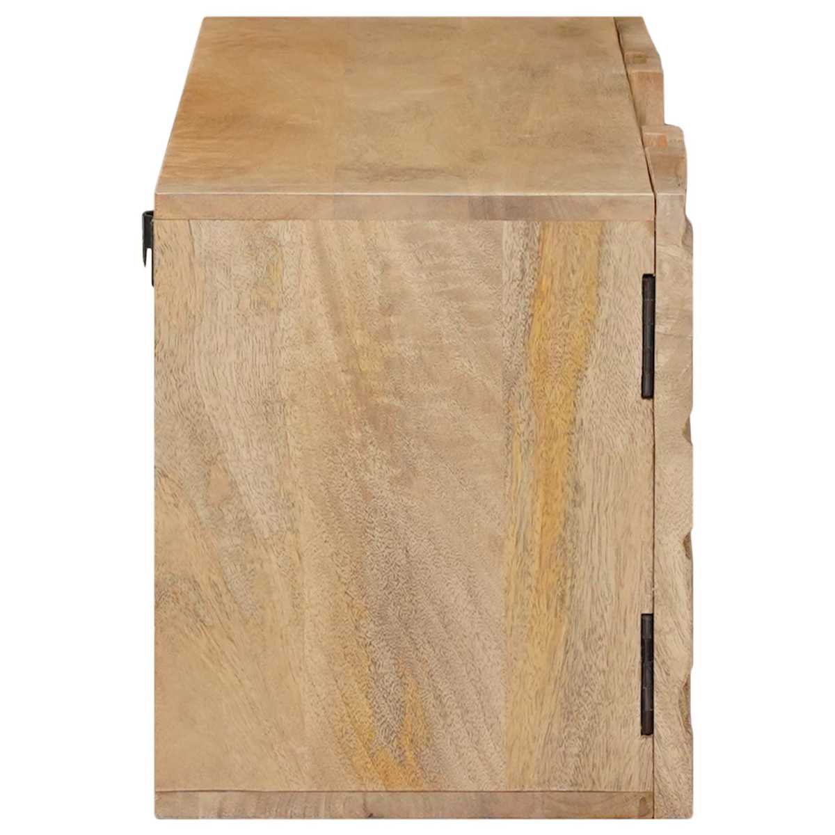 Væg TV Skab 100 x 30 x 35 cm Massivt Mango Træ og Ingeniørtræ - Billede 6