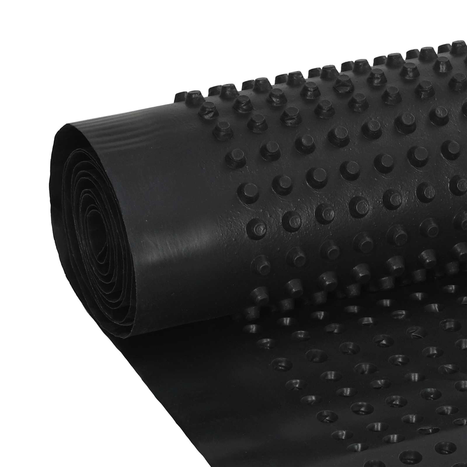 Gewelfde Drainageplaat 2 pcs Zwart 0,5 x 20 m HDPE image 9