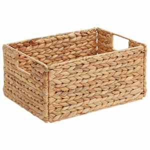 Úložné koše 2 pcs Přírodní 35 x 25 x 17 cm Vodní hyacint - obrázek 5