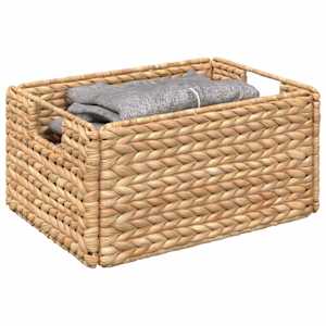 Úložné koše 2 pcs Přírodní 35 x 25 x 17 cm Vodní hyacint - obrázek 3