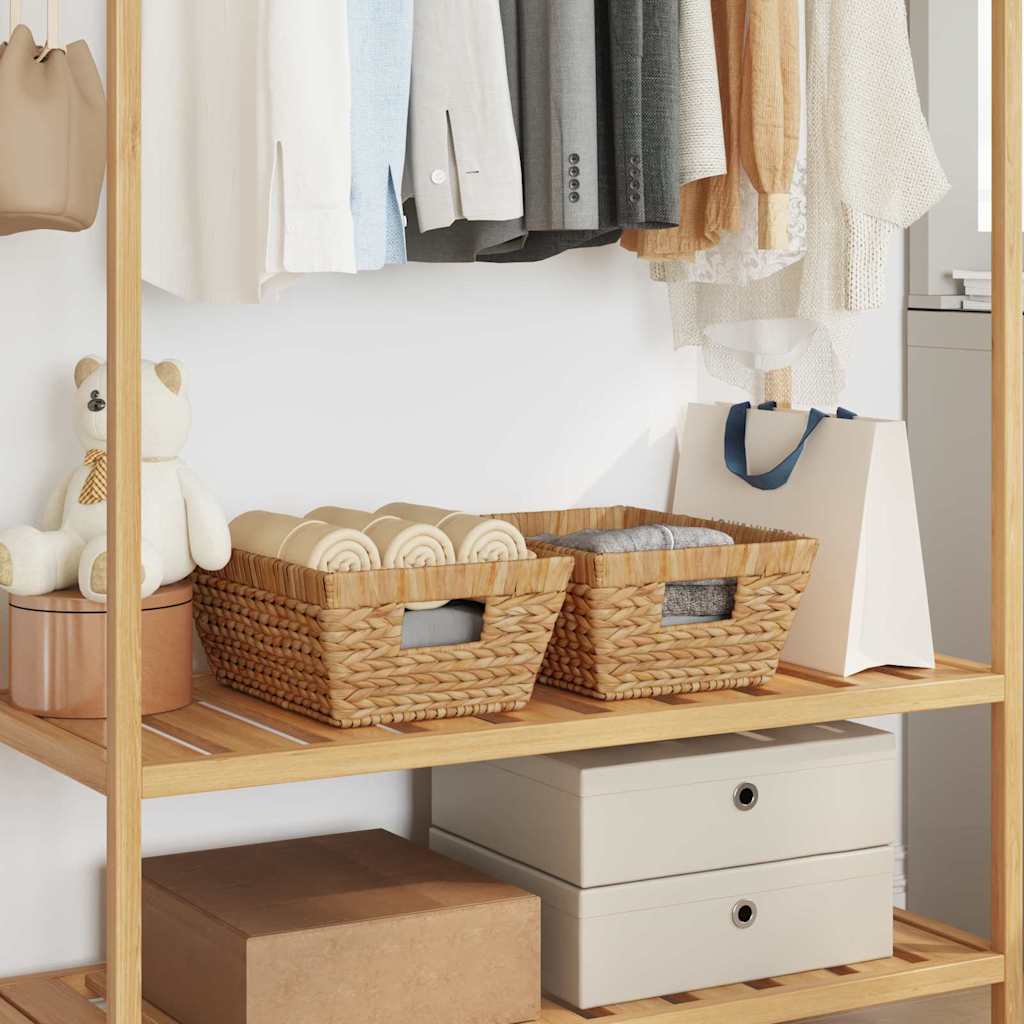 vidaXL Aufbewahrungskörbe 2 pcs Natur 38 x 28 x 15 cm Wasserhyazinthe