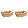 vidaXL Ladustamiskorvid 2 tk Vesih&uuml;atsint 38 x 28 x 15 cm Neutraalne