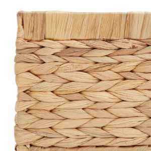 Úložné koše 3 pcs Přírodní 40 x 30 x 18 cm Vodní hyacint - obrázek 8