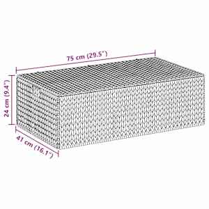 Úložná krabice Přírodní 75 x 42 x 23 cm Vodní hyacint - obrázek 11