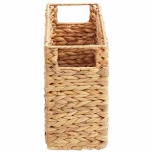 Koše na časopisy 2 pcs Přírodní 39 x 14 x 25 cm Vodní hyacint - obrázek 7