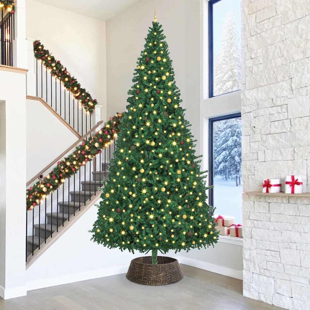 Casă & grădină - Guler pentru Pomul de Crăciun Negru 90 x 90 x 28 cm