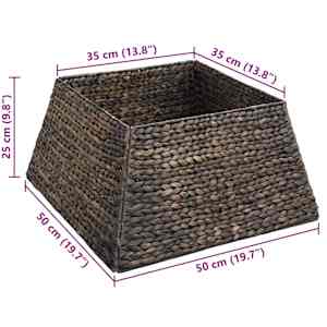 Vánoční obojek na stromek Černá 50 x 50 x 25 cm Vodní hyacint - obrázek 7