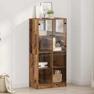 Visok predalnik Star les 68 x 37 x 142 cm Konstruiran les
