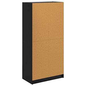 Vysoký bufet Černý dub 68 x 37 x 142 cm kompozitní dřevo - obrázek 8