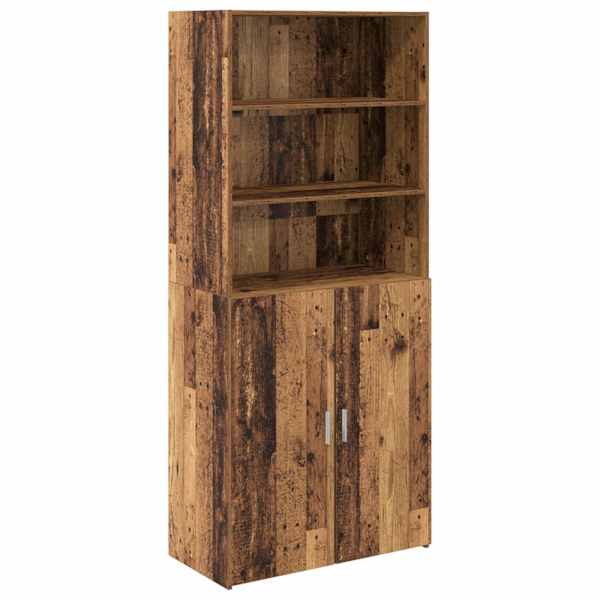 vidaXL K&otilde;rgushein Vana puit 80 x 42,5 x 185 cm Tehispuit