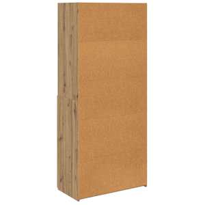 Vysoký bufet Artisanový dub 80 x 42,5 x 185 cm kompozitní dřevo - obrázek 8