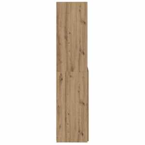 Vysoký bufet Artisanový dub 80 x 42,5 x 185 cm kompozitní dřevo - obrázek 7