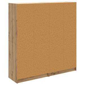 Vysoký bufet 2 pcs Artisanový dub 68 x 37 x 142 cm - obrázek 8