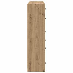 Vysoký bufet 2 pcs Artisanový dub 68 x 37 x 142 cm - obrázek 7