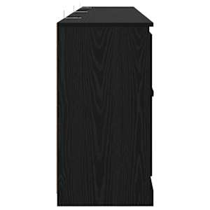 Konzole 3 pcs Černý dub 70 x 35,5 x 67,5 cm kompozitní dřevo - obrázek 8