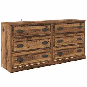 Konzole 2 pcs Staré dřevo 70 x 35,5 x 67,5 cm kompozitní dřevo - obrázek 7