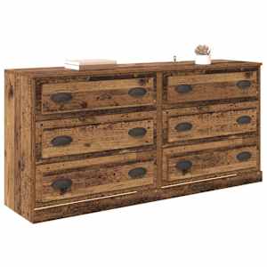 Konzole 2 pcs Staré dřevo 70 x 35,5 x 67,5 cm kompozitní dřevo - obrázek 3
