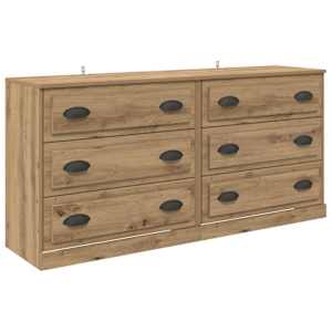 Konzole 2 ks Artisanový dub 70 x 35,5 x 67,5 cm - obrázek 6