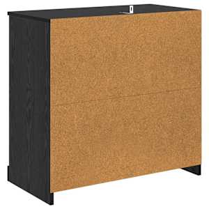 Konzole 2 pcs Černý dub 70 x 35,5 x 67,5 cm kompozitní dřevo - obrázek 9