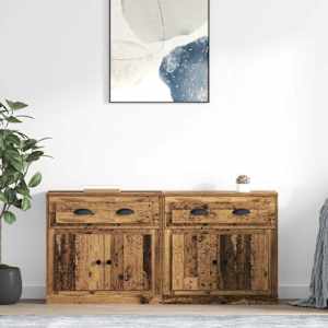 Konzole 2 pcs Staré dřevo 70 x 35,5 x 67,5 cm kompozitní dřevo - obrázek 1