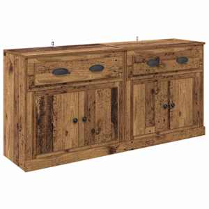 Konzole 2 pcs Staré dřevo 70 x 35,5 x 67,5 cm kompozitní dřevo - obrázek 5