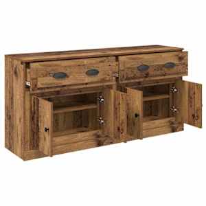 Konzole 2 pcs Staré dřevo 70 x 35,5 x 67,5 cm kompozitní dřevo - obrázek 6