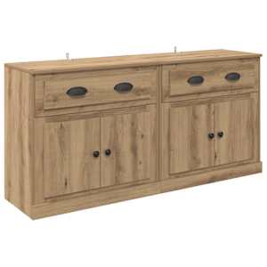 Konzole 2 pcs Artisanový dub 70 x 35,5 x 67,5 cm - obrázek 5
