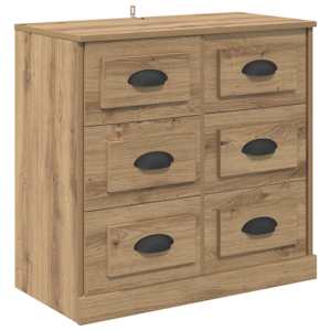 Konzole 2 pcs Artisanový dub 70 x 35,5 x 67,5 cm - obrázek 7
