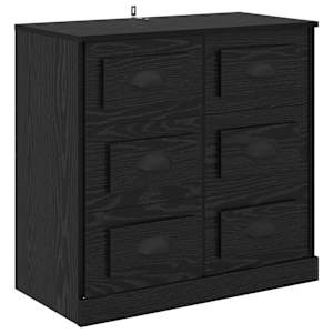Konzole 2 pcs Černý dub 70 x 35,5 x 67,5 cm kompozitní dřevo - obrázek 7