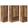 vidaXL K&otilde;rgushein 3 tk Vana puit 132 x 35,5 x 103,5 cm Tehispuit