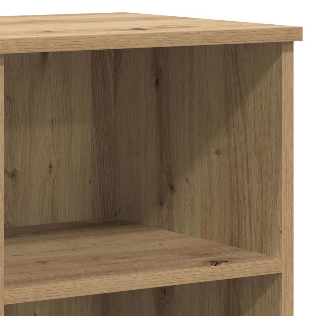 Vysoký bufet se zásuvkou 3 pcs Artisanový dub kompozitní dřevo - obrázek 14