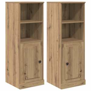 Vysoký bufet 3 pcs Artisanový dub 132 x 35,5 x 103,5 cm - obrázek 15