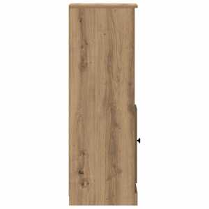Vysoký bufet 3 pcs Artisanový dub 132 x 35,5 x 103,5 cm - obrázek 10
