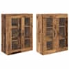 vidaXL Seinakapid 2 tk Vana puit 69,5 x 34 x 90 cm Tehispuit