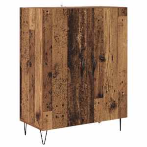 Vysoký bufet Staré dřevo 69,5 x 34 x 180 cm kompozitní dřevo - obrázek 6