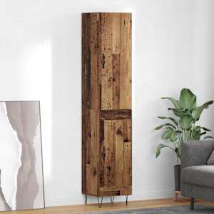 Visok predalnik Star les 34,5 x 34 x 90 cm Konstruiran les