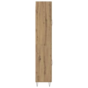 Vysoký bufet Artisanový dub 34,5 x 34 x 90 cm kompozitní dřevo - obrázek 9