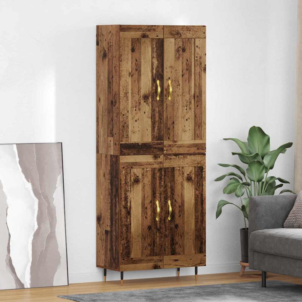 Thumbnail - vidaXL Highboard Altholz 69,5 x 34 x 180 cm Holzwerkstoff