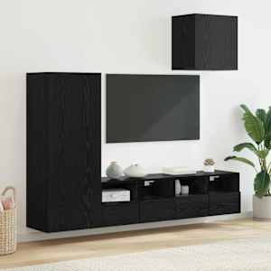 TV stenske enote 4 kos Črna Orehovina Inženirski les