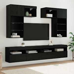 Nábytkové stěny pro TV 6 pcs 100 x 30 x 40 cm Artisanový dub