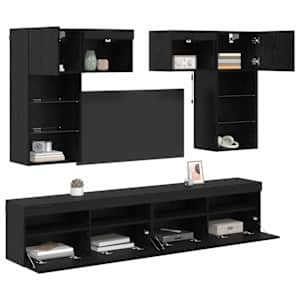 Nábytkové stěny pro TV 6 pcs 100 x 30 x 40 cm Artisanový dub - obrázek 3