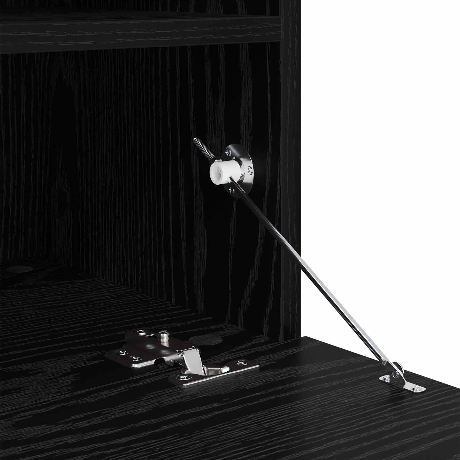 TV seinakapikomplekt 7 pcs Must tamm Tehispuit 11 Kõik vajalik sinu aeda ja koju! TV seinakapikomplekt 7 pcs Must tamm Tehispuit - Image 11