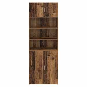 Úložná skříňka Staré dřevo 80 x 42,5 x 225 cm kompozitní dřevo - obrázek 6
