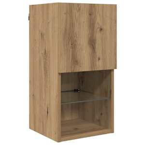 Nástěnná skříňka na TV 6 pcs Artisanový dub kompozitní dřevo - obrázek 6