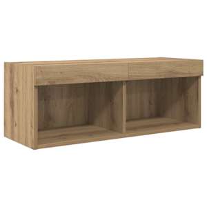 Nábytkové stěny pro TV 4 pcs Artisanový dub kompozitní dřevo - obrázek 7