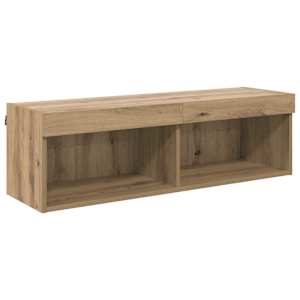 TV nástěnné jednotky s LED 6 pcs Artisanový dub - obrázek 8