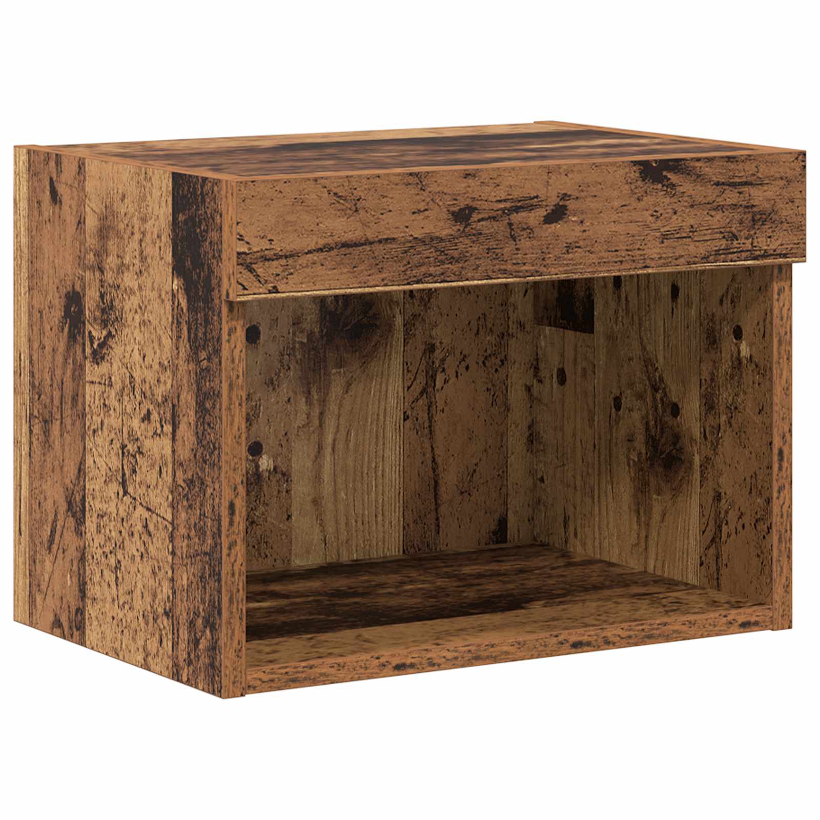 TV Seinäkappaleet LED:llä 5 pcs Vanha Puu 80 x 30 x 40 cm - Image 6