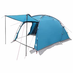 vidaXL Tunnelitelk Sinine 361 x 235 x 147 cm 185T Pol&uuml;ester PU-kattega
