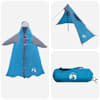 vidaXL 2-in-1 vihma poncho kapuutsiga Sinine 262 x 126 x 130 cm