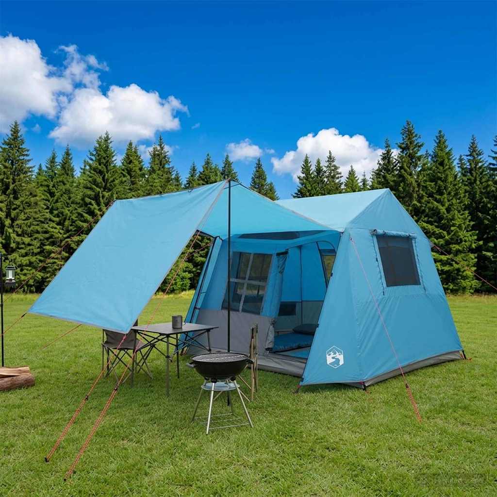 vidaXL Cort tunel albastru 275 x 240 x 200 cm